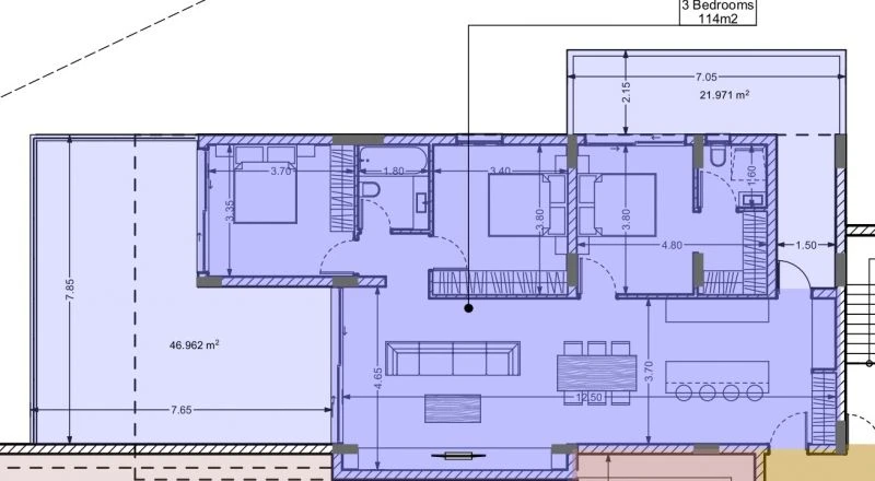 3 bedrooms, 114 sq.m., image 1