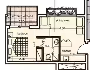 1 bedrooms, 36 sq.m., image 1